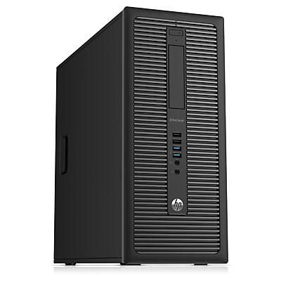 HP EliteDesk 800 G1 Intel® Core™ i7 i7-4770 4 GB DDR3-SDRAM 500 GB HDD Windows 7 Professional Micro Tower PC Black