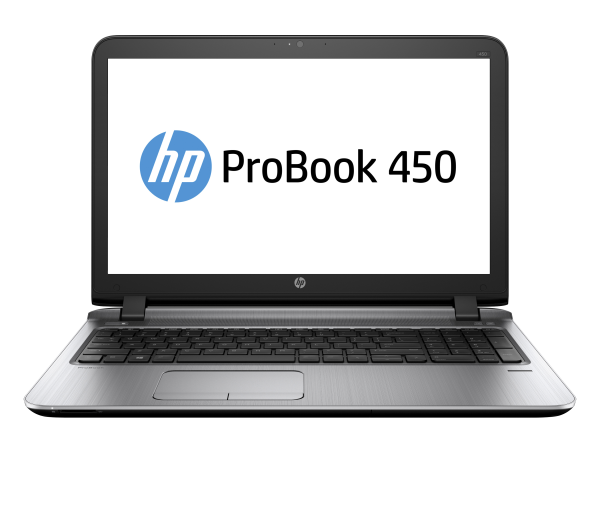 HP ProBook 450 G3 Intel® Core™ i3 i3-6100U Laptop 39.6 cm (15.6") 4 GB DDR3L-SDRAM 500 GB HDD Wi-Fi 5 (802.11ac) Windows 7 Professional Black, Silver