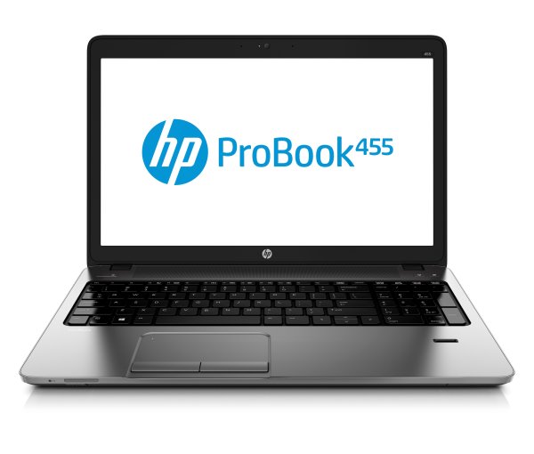 HP ProBook 455 G1 AMD A4 A4-4300M Laptop 39.6 cm (15.6") HD 4 GB DDR3-SDRAM 500 GB HDD Wi-Fi 4 (802.11n) Windows 7 Professional Black, Silver