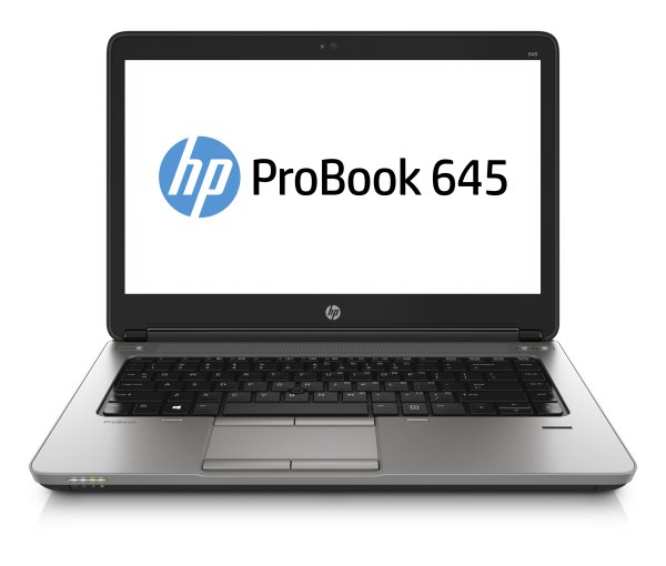 HP ProBook 645 G1 AMD A6 A6-5350M Laptop 39.6 cm (15.6") 4 GB DDR3-SDRAM 500 GB HDD Wi-Fi 4 (802.11n) Windows 7 Professional Silver