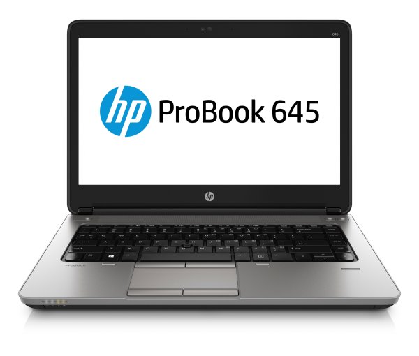 HP ProBook 645 G1 AMD A6 A6-4400M Laptop 35.6 cm (14") HD 4 GB DDR3-SDRAM 500 GB HDD Wi-Fi 4 (802.11n) Windows 7 Professional Black, Silver