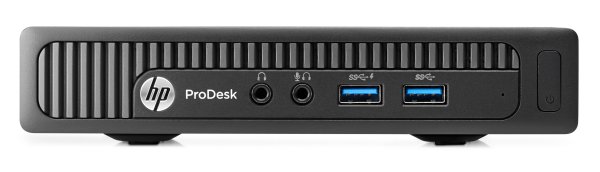 HP ProDesk 400 G1 Intel® Core™ i3 i3-4160T 4 GB DDR3-SDRAM 500 GB HDD Windows 7 Professional Mini PC Black