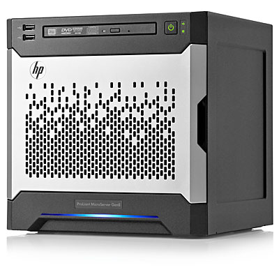 HPE ProLiant MicroServer Gen8 server 2 TB Ultra Micro Tower Intel Pentium G G2020T 2.5 GHz 4 GB DDR3-SDRAM 200 W