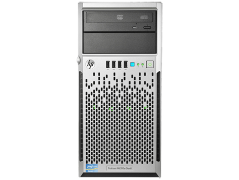HPE ProLiant ML310e Gen8 server 1 TB Tower (4U) Intel® Core™ i3 i3-4130 3.4 GHz 4 GB DDR3-SDRAM 350 W