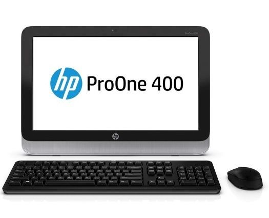 HP ProOne 400 G1 Intel® Core™ i5 i5-4570T 49.5 cm (19.5") 1600 x 900 pixels All-in-One PC 4 GB DDR3-SDRAM 500 GB HDD Windows 7 Professional Black