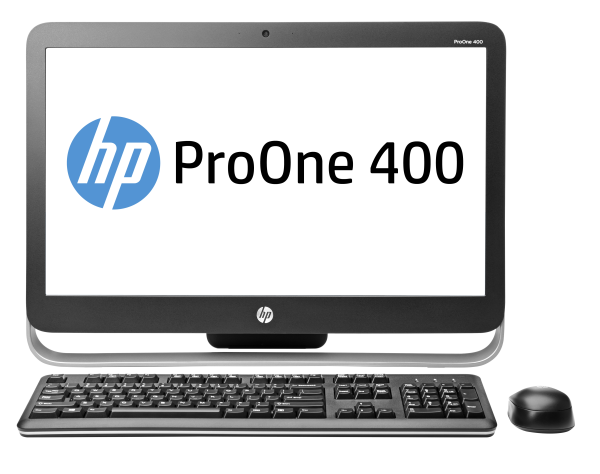 HP ProOne 400 G1 Intel® Core™ i3 i3-4150T 58.4 cm (23") 1920 x 1080 pixels All-in-One PC 4 GB DDR3-SDRAM 500 GB HDD Windows 7 Professional Black, Silver