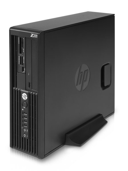 HP 220 SFF Intel® Xeon® E3 V2 Family E3-1225V2 4 GB DDR3-SDRAM Windows 7 Professional Workstation Black