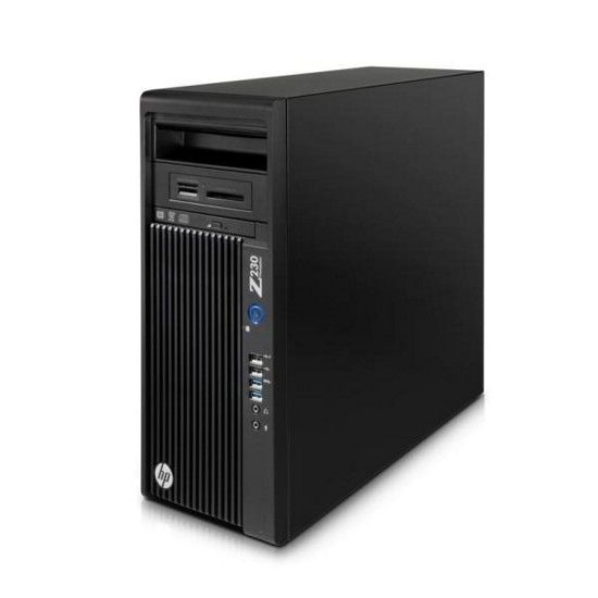 HP 230 T Intel® Core™ i5 i5-4590 4 GB DDR3-SDRAM 1 TB HDD Windows 7 Professional Tower PC Black