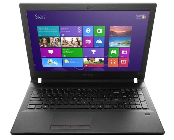Lenovo Essential E50-80 Intel® Core™ i3 i3-5005U Laptop 39.6 cm (15.6") 4 GB DDR3L-SDRAM 500 GB Hybrid-HDD Wi-Fi 5 (802.11ac) Windows 7 Professional Black