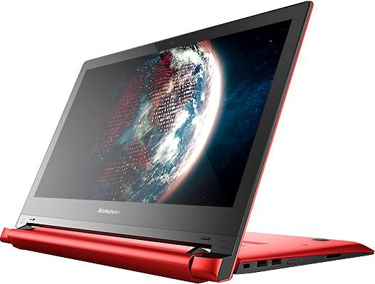 Lenovo IdeaPad Flex 2 14 Intel® Core™ i3 i3-4010U Laptop 35.6 cm (14") Touchscreen 4 GB DDR3L-SDRAM 500 GB Hybrid-HDD Windows 8.1 Red