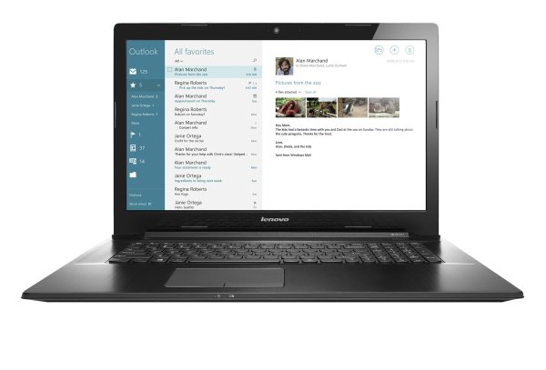Lenovo Essential G70-80 Intel® Core™ i3 i3-5005U Laptop 43.9 cm (17.3") HD+ 8 GB DDR3L-SDRAM 1 TB HDD Windows 10 Home Black