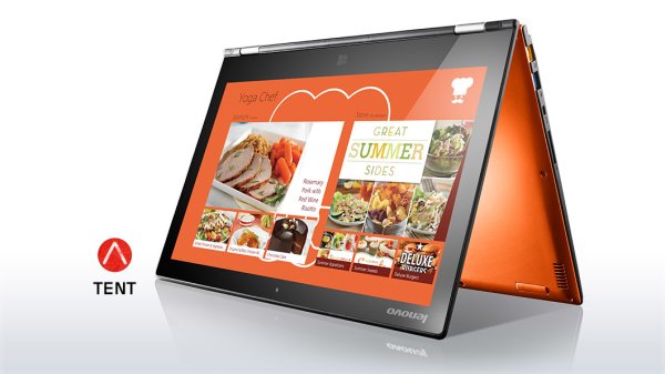 Lenovo IdeaPad Yoga 2 Pro Intel® Core™ i7 i7-4500U Laptop 33.8 cm (13.3") Touchscreen Quad HD+ 8 GB DDR3-SDRAM 256 GB SSD Windows 8.1 Black, Orange