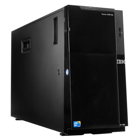 System x 3500 M4 - Intel Xeon E5-2609 v2 2.5GHz, 4GB DDR3 1333MHz, 32 x 2.5" SATA/SAS, DVD, 1 x 550W Hot swap