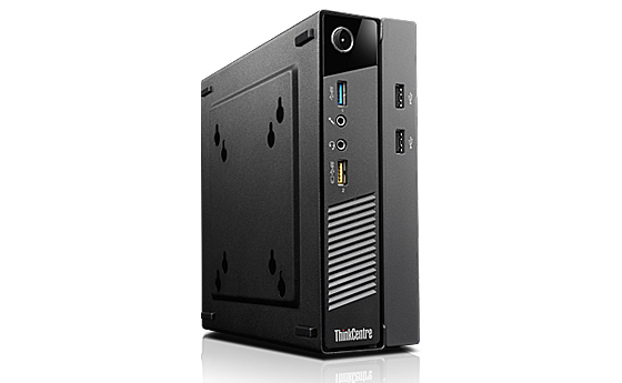 Lenovo ThinkCentre M93p Intel® Core™ i3 i3-4150T 4 GB DDR3-SDRAM 508 GB HDD+SSD Windows 7 Professional Small Desktop Mini PC Black
