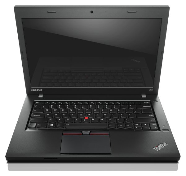 Lenovo ThinkPad L450 Intel® Core™ i5 i5-5300U Laptop 35.6 cm (14") Full HD 4 GB DDR3L-SDRAM 192 GB SSD Windows 7 Professional Black
