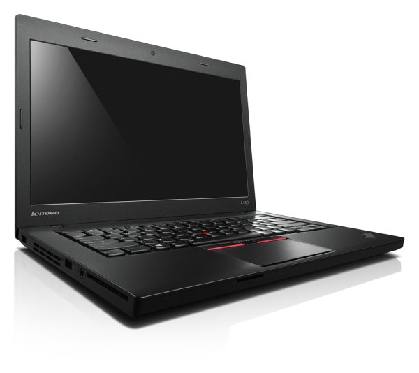 Lenovo ThinkPad L450 Intel® Core™ i5 i5-5200U Laptop 35.6 cm (14") Full HD 4 GB DDR3L-SDRAM 192 GB SSD Windows 7 Professional Black