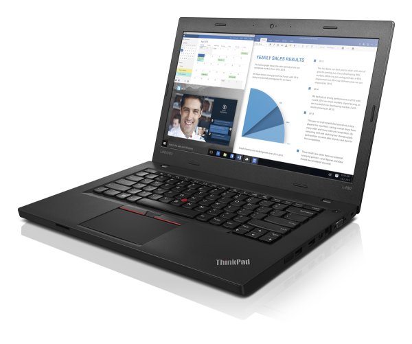 Lenovo ThinkPad L460 Intel® Core™ i5 i5-6200U Laptop 35.6 cm (14") Full HD 8 GB DDR3L-SDRAM 256 GB SSD Windows 7 Professional Black