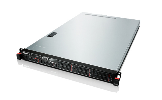 ThinkServer RD540 Rack Server, Intel Xeon E5-2660 V2 2.2GHz, 1x 8GB DDR3 1600MHz RAM, 4x3.5" HS SAS/SATA, RAID 500 Adapter, Slim DVD±RW, Dual Gigabit Ethernet, 1x 800W Hot Swap, IMM basic