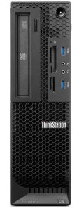 Lenovo ThinkStation E32 Intel® Xeon® E3 V3 Family E3-1230V3 4 GB DDR3-SDRAM 1 TB HDD NVIDIA® Quadro® 410 Windows 7 Professional SFF PC Black