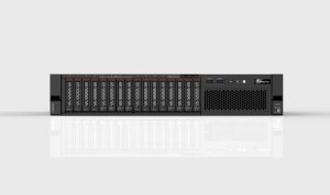 ThinkSystem SR850, 4x Xeon Gold 6130, 4x 32GB DDR4 2666MHz, 1x 930-8i 2GB flash, 8x 2.5″ HS (4 SATA/SAS, 4 AnyBay), Pull-out LCD, 2x LP x16/4xLP x8/3x FHHL x8, Front VGA, TPM 1.2, XClarity Advanced, 2x 1100W Platinum