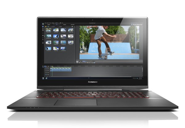 Lenovo IdeaPad Y70-70 Touch Intel® Core™ i7 i7-4710HQ Laptop 43.9 cm (17.3") Touchscreen Full HD 16 GB DDR3L-SDRAM 1 TB Hybrid-HDD NVIDIA® GeForce® GTX 860M Windows 8.1 Black, Metallic