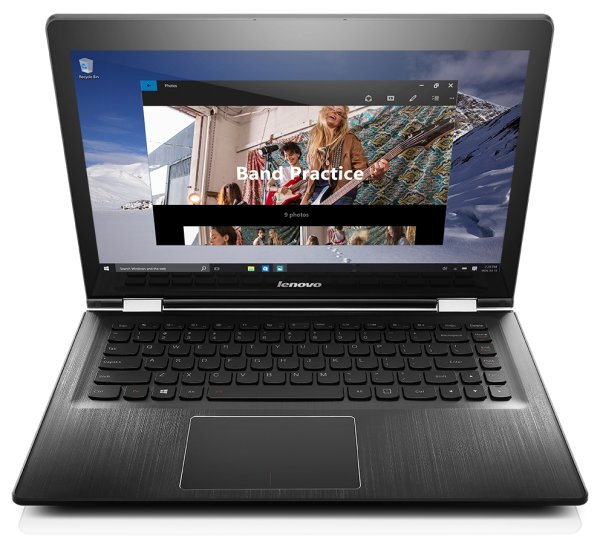 Lenovo Yoga 500 AMD A8 A8-7410 Hybrid (2-in-1) 35.6 cm (14") Touchscreen HD 8 GB DDR3-SDRAM 1 TB HDD Windows 10 Home White