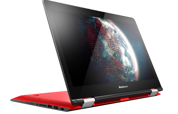 Lenovo Yoga 500 Intel® Core™ i3 i3-4005U Hybrid (2-in-1) 35.6 cm (14") Touchscreen HD 4 GB DDR3L-SDRAM 1 TB HDD Windows 8.1 Black, Red