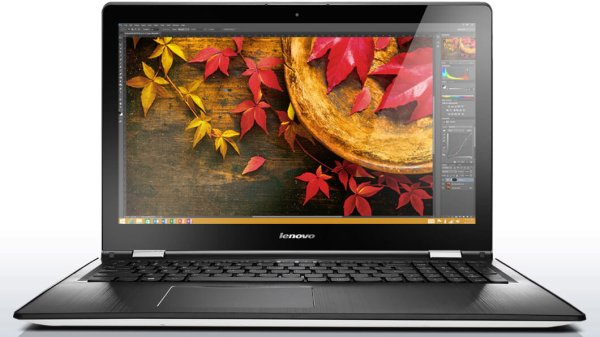 Lenovo Yoga 500 Intel® Core™ i7 i7-5500U Hybrid (2-in-1) 39.6 cm (15.6") Touchscreen Full HD 8 GB DDR3L-SDRAM 1 TB Hybrid-HDD NVIDIA® GeForce® 920M Windows 8.1 Black, White