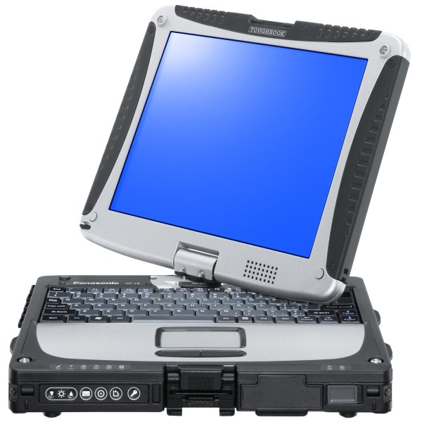 Panasonic Toughbook CF-19 Intel® Core™ i5 i5-3320M Hybrid (2-in-1) 25.6 cm (10.1") Touchscreen 4 GB DDR3L-SDRAM 500 GB HDD Windows 7 Professional Black, Silver QWERTY