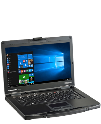 Panasonic Toughbook CF-54 Intel® Core™ i5 i5-6300U Laptop 35.6 cm (14") HD 4 GB DDR3L-SDRAM 256 GB SSD Wi-Fi 5 (802.11ac) Windows 10 Pro Black, Silver