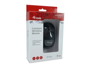 Equip Comfort Wireless Mouse, Black