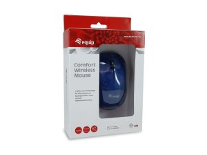 Equip Comfort Wireless Mouse, Blue