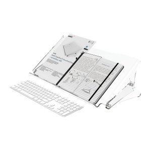 Addit ErgoDoc document holder - adjustable 400, clear acrylic