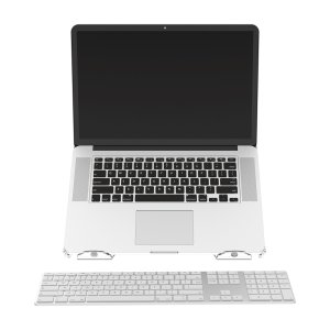 Addit notebook riser - adjustable 450, clear acrylic