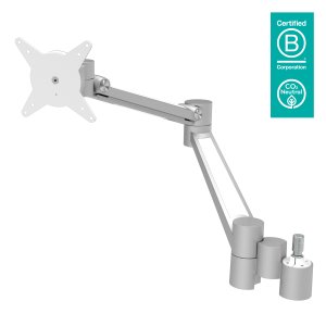 Viewlite dual monitor arm upgrade kit - option 602, silver-white