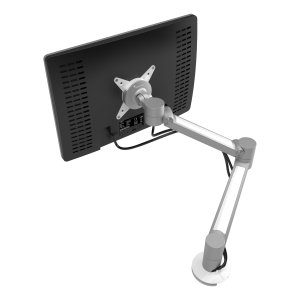 Viewlite plus monitor arm - desk 622, silver-white