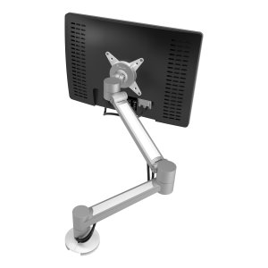 Viewlite plus monitor arm - desk 622, silver-white