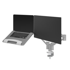 Viewlite plus monitor arm - desk 652, silver-white