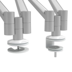 Viewlite plus monitor arm - desk 652, silver-white