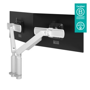 Dataflex 65.210 monitor mount / stand 131.6 cm (51.8″) White Desk