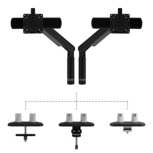 Dataflex 65.213 monitor mount / stand 131.6 cm (51.8") Black Desk