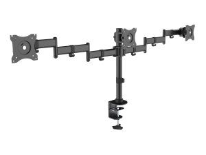 Equip 13″-27″ Articulating Triple Monitor Desk Mount Bracket