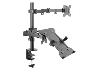 Equip 13″-32″ Articulating Dual Arm Monitor Laptop Desk Mount Bracket