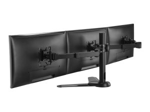 Equip 17"-27" Articulating Triple Monitor Tabletop Stand