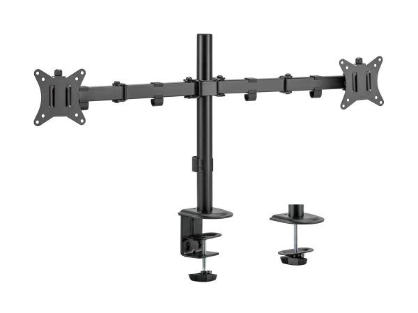 Equip 17"-32" Articulating Dual Monitor Desk Mount Bracket