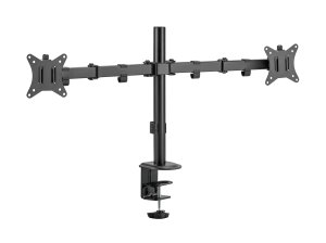 Equip 17"-32" Articulating Dual Monitor Desk Mount Bracket