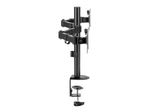 Equip 17"-32" Articulating Dual Monitor Desk Mount Bracket