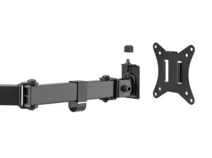 Equip 17"-32" Articulating Dual Monitor Desk Mount Bracket