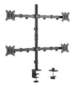 Equip 17″-32″ Articulating Quad Monitor Desk Mount Bracket