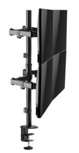 Equip 17"-32" Articulating Quad Monitor Desk Mount Bracket